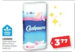 Familiprix CASHMERE Bathroom tissue, double rolls offer