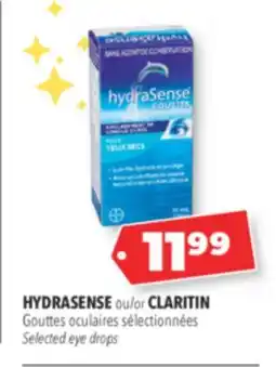 Familiprix HYDRASENSE Selected eye drops offer