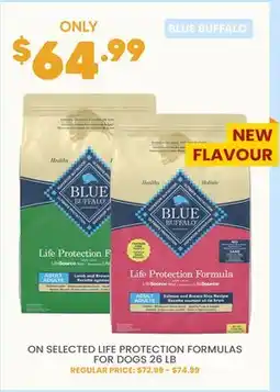 Chico BLUE ON SELECTED LIFE PROTECTION FORMULAS FOR DOGS 26 LB offer