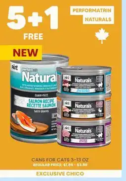 Chico PERFORMATRIN NATURALS CANS FOR CATS offer