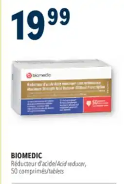 Familiprix Biomedic maximum strength acid reducer tablets 50un offer
