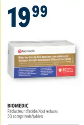 Familiprix Biomedic maximum strength acid reducer tablets 50un offer