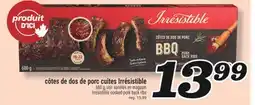 Marché Richelieu CÔTES DE DOS DE PORC CUITES IRRÉSISTIBLE | IRRÉSISTIBLE COOKED PORK BACK RIBS offer