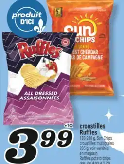 Marché Richelieu CROUSTILLES RUFFLES | RUFFLES POTATO CHIPS offer