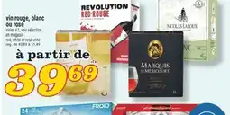 Marché Richelieu VIN ROUGE, BLANC OU ROSÉ | RED, WHITE OR ROSÉ WINE offer