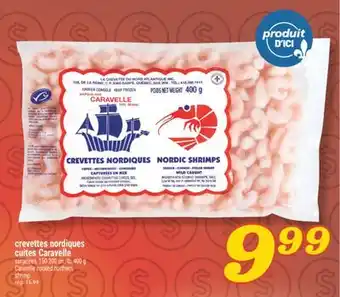 Marché Richelieu CREVETTES NORDIQUES CUITES CARAVELLE | CARAVELLE COOKED NORTHERN SHRIMP offer