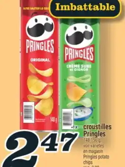 Marché Richelieu CROUSTILLES PRINGLES | PRINGLES POTATO CHIPS offer