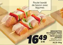 IGA C'EST PRÊT! À CUIRE FRESH CHICKEN SKEWERS offer