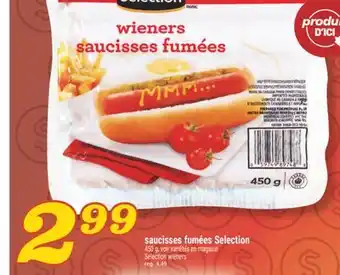 Marché Richelieu SAUCISSES FUMÉES SELECTION | SELECTION WIENERS offer