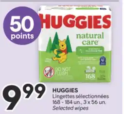 Brunet HUGGIES Lingettes sélectionnées offer