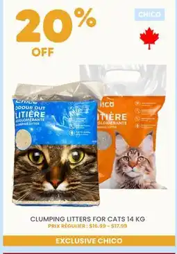 Chico CHICO CLUMPING LITTERS FOR CATS 14 KG offer