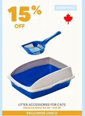 Chico ESSENTIALS LITTER ACCESSORIES FOR CATS offer
