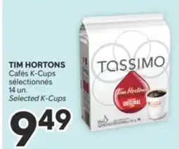 Brunet TIM HORTONS Cafés K-Cups sélectionnés offer