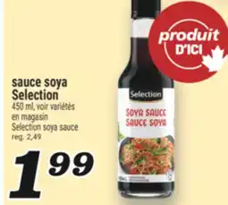 Marché Richelieu SAUCE SOYA SELECTION | SELECTION SOYA SAUCE offer