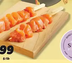 IGA C'EST PRÊT! À CUIRE SALMON YAKITORIS offer