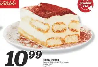 Marché Richelieu GÂTEAU TIRAMISU | TIRAMISU CAKE offer