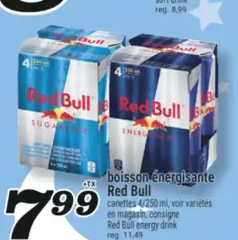 Marché Richelieu BOISSON ÉNERGISANTE RED BULL | RED BULL ENERGY DRINK offer