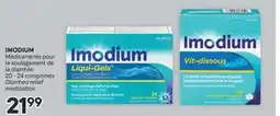 Brunet IMODIUM Médicaments pour le soulagement de la diarrhée offer