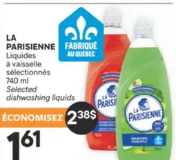 Brunet LA PARISIENNE Liquides à vaisselle sélectionnés offer