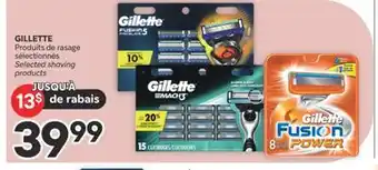 Brunet GILLETTE Produits de rasage sélectionnés offer