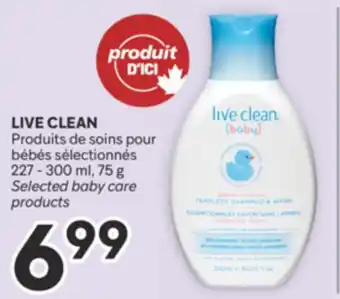 Brunet LIVE CLEAN Produits de soins pour bébés sélectionnés offer