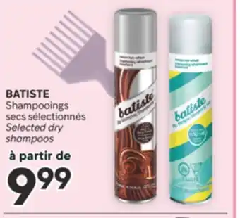 Brunet BATISTE Shampooings secs sélectionnés offer