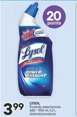 Brunet LYSOL Produits sélectionnés offer