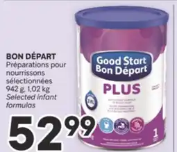 Brunet BON DÉPART Préparations pour nourrissons sélectionnées offer