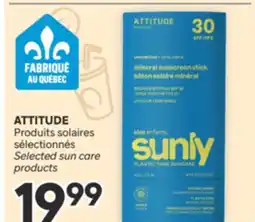 Brunet ATTITUDE Produits solaires sélectionnés offer