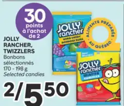 Brunet JOLLY RANCHER, TWIZZLERS Bonbons sélectionnés offer