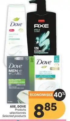 Brunet AXE, DOVE Produits sélectionnés offer
