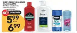 Brunet IVORY, SECRET, OLD SPICE, OLAY, GILLETTE Produits sélectionnés offer
