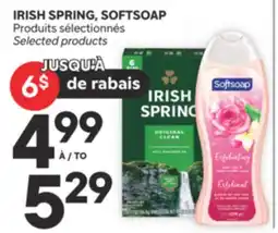 Brunet IRISH SPRING, SOFTSOAP Produits sélectionnés offer