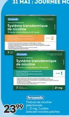 Brunet PERSONNELLE Timbres de nicotine sélectionnés offer