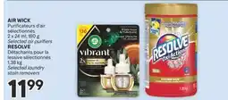 Brunet AIR WICK Purificateurs d'air sélectionnés,RESOLVE Détachants pour la lessive sélectionnés offer