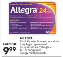 Brunet ALLEGRA Produits sélectionnés pour aider à soulager rapidement les symptômes d'allergies offer