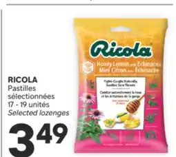 Brunet RICOLA Pastilles sélectionnées offer