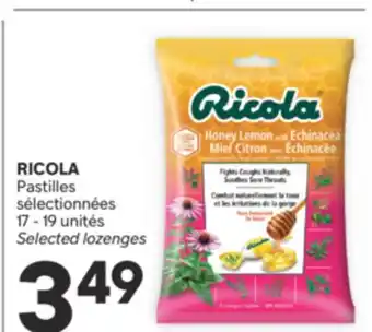 Brunet RICOLA Pastilles sélectionnées offer