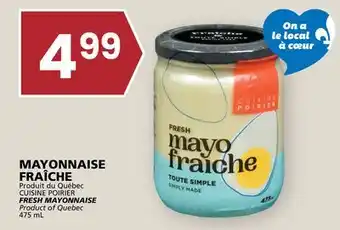 Rachelle-Bery Grocery CUISINE POIRIER FRESH MAYONNAISE offer
