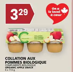 Rachelle-Bery Grocery COMPLIMENTS BIOLOGIQUE ORGANIC APPLE SNACK offer