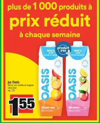 Super C jus Oasis | Oasis juice offer