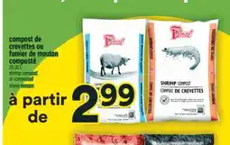 Super C compost de crevettes ou fumier de mouton | shrimp compost or composted sheep manure offer