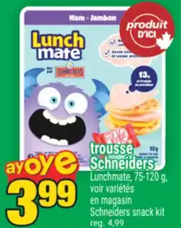 Super C trousse Schneiders | Schneiders snack kit offer