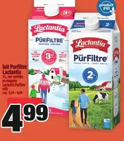 Super C LAIT PURFILTRE LACTANTIA | LACTANTIA PURFILTRE MILK offer