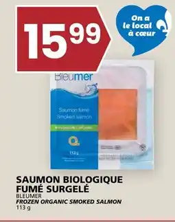 Rachelle-Bery Grocery BLEUMER FROZEN ORGANIC SMOKED SALMON offer