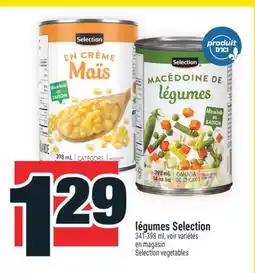 Super C légumes Selection | Selection vegetables offer