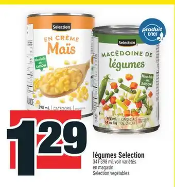 Super C légumes Selection | Selection vegetables offer
