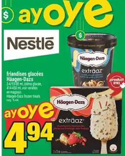 Super C FRIANDISES GLACÉES HÄAGEN-DAZS | HÄAGEN-DAZS FROZEN TREATS offer