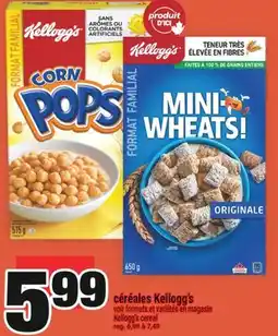 Super C CÉRÉALES KELLOGG'S | KELLOGG'S CEREAL offer
