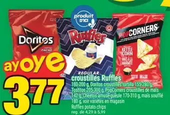 Super C CROUSTILLES RUFFLES | RUFFLES POTATO CHIPS offer